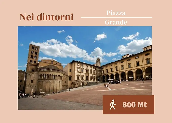 2 Minuti Dal Duomo - Parcheggio Free A 3 Minuti Apartamento Arezzo